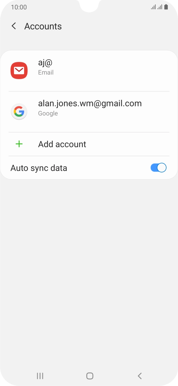 Press the Home key to return to the home screen.