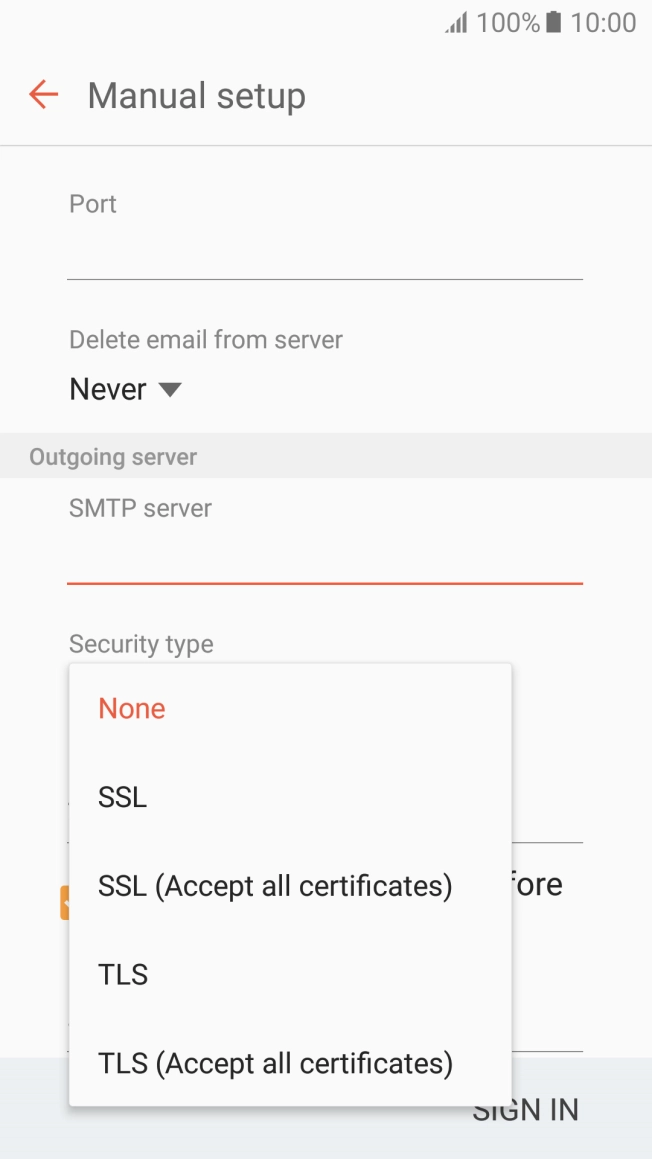 Press None to turn off the function. Press None to turn off the function.