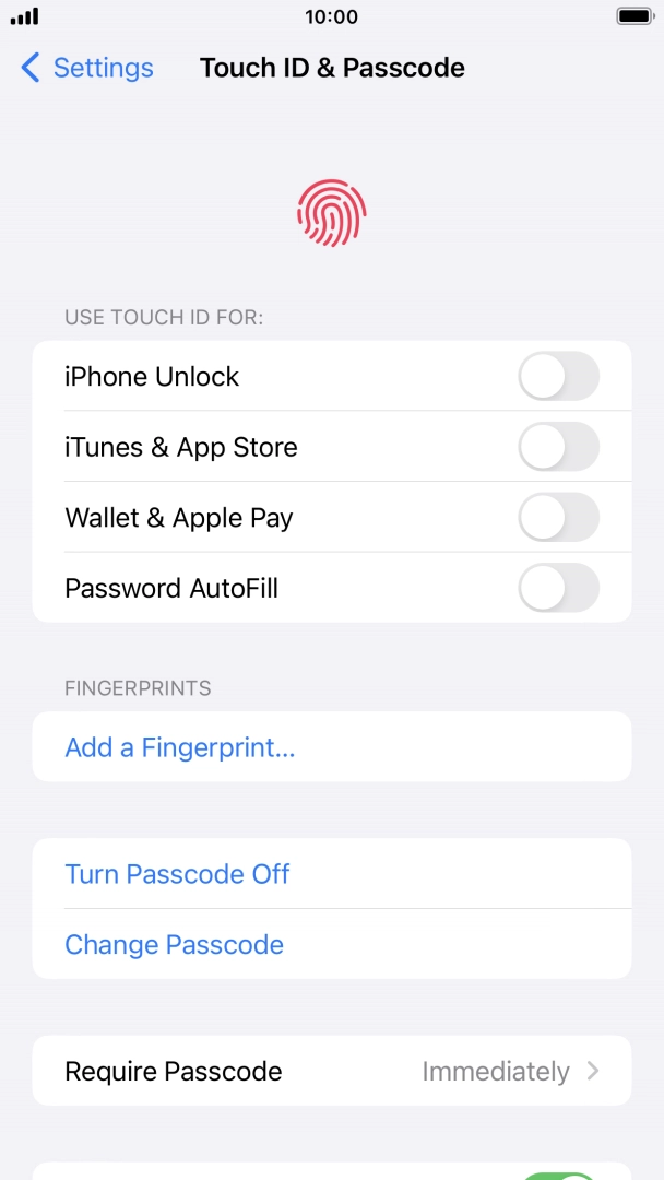 Press Turn Passcode Off and key in the phone lock code. Press Turn Passcode Off and key in the phone lock code.