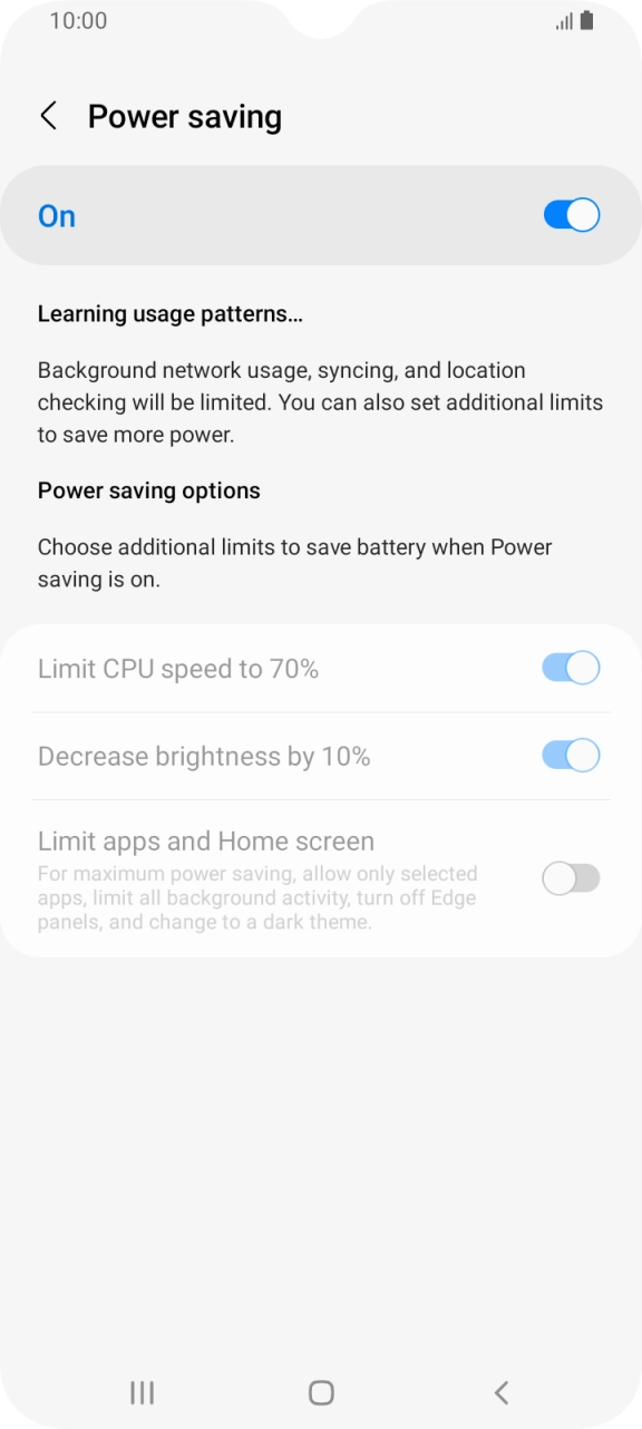 Press the Home key to return to the home screen.