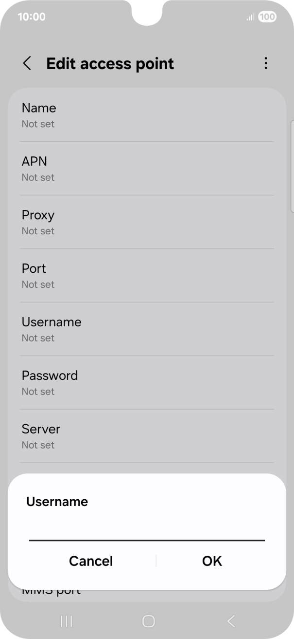 Key in o2 and press OK.