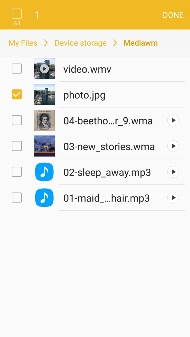 Press DONE. Press DONE.