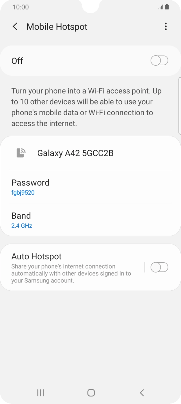 Press the menu icon. Press the menu icon.