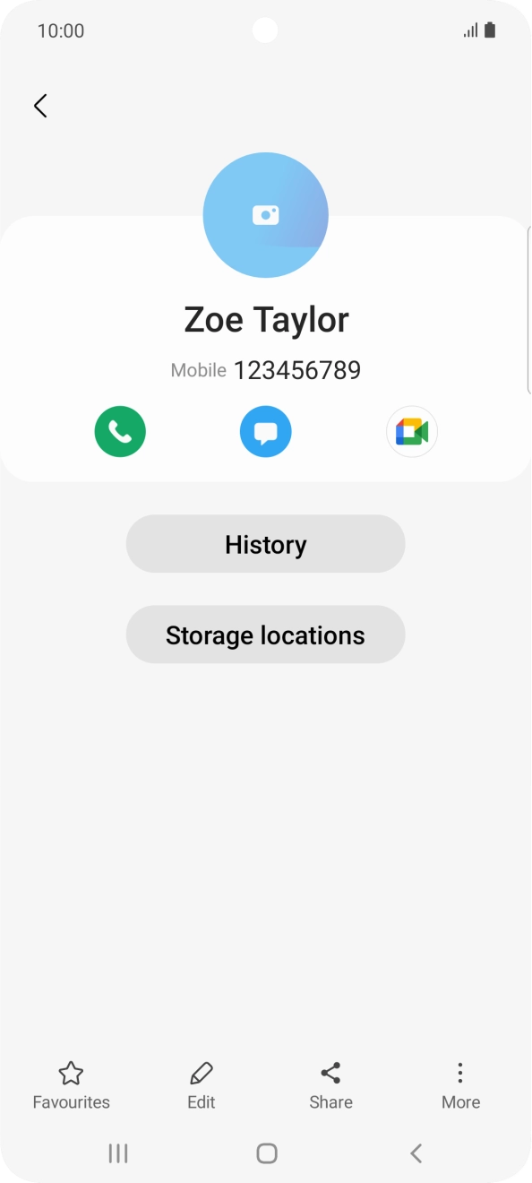 Press the Home key to return to the home screen.