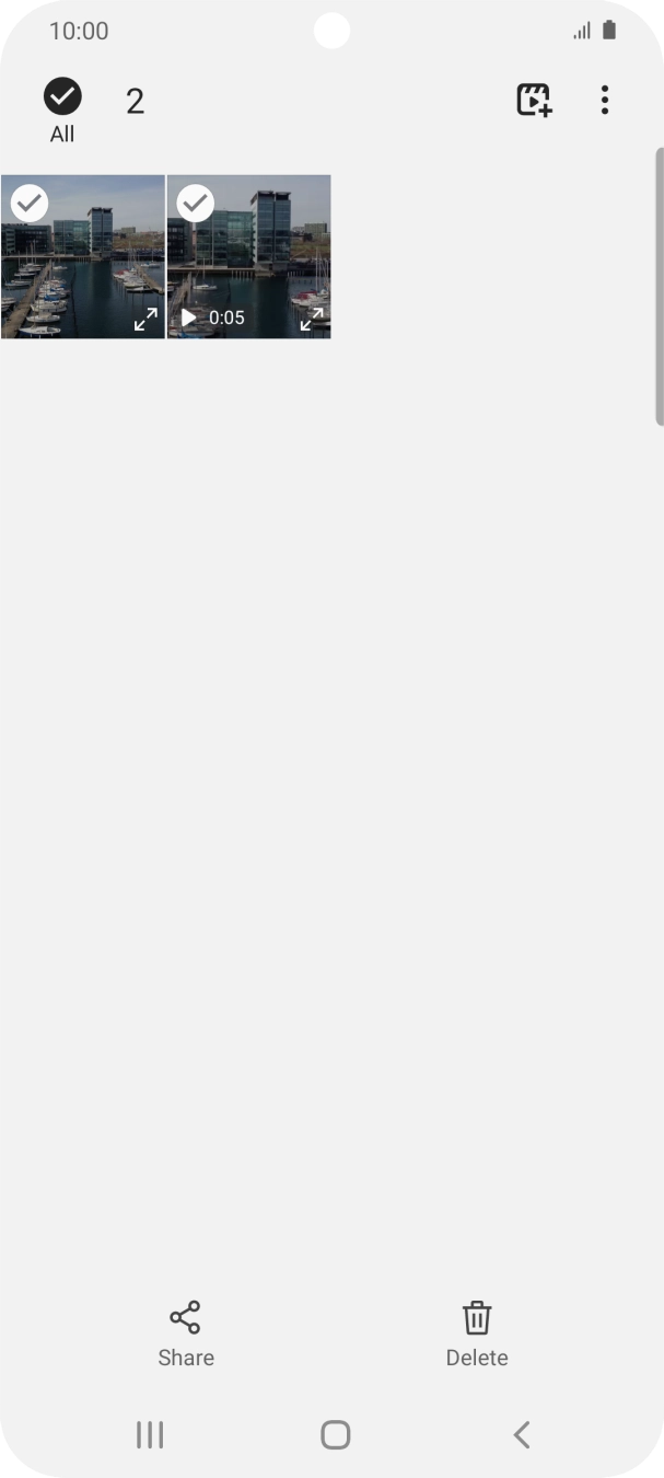 Press Share. Press Share.