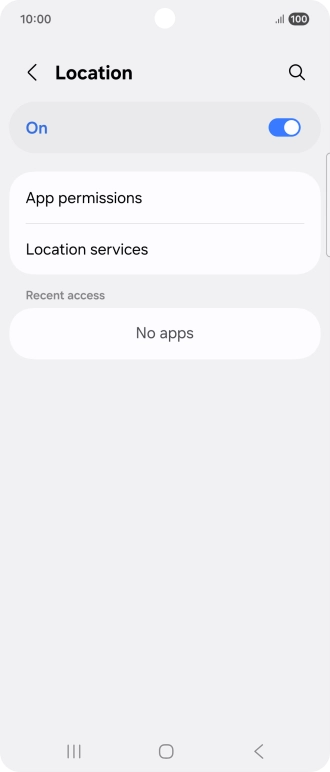 Press App permissions. Press App permissions.