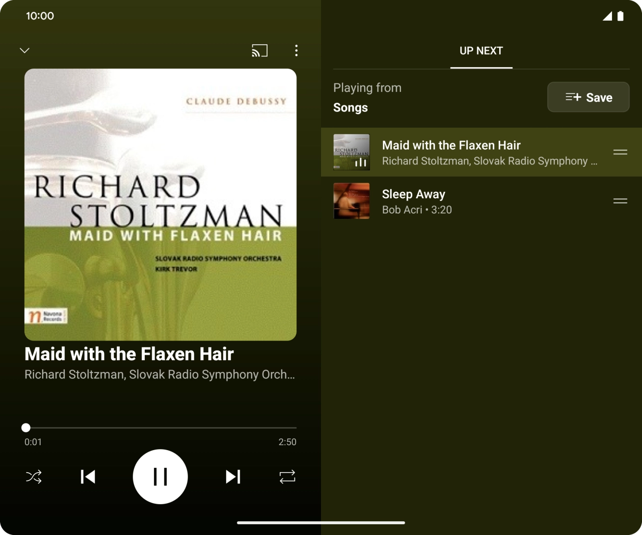 Press arrow right to go to the next audio file. Press arrow right to go to the next audio file.