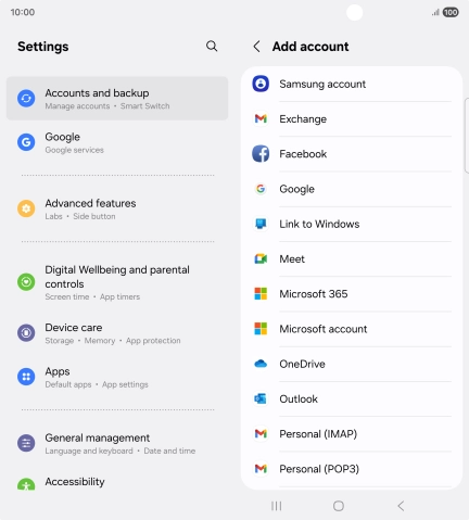Press Google.
