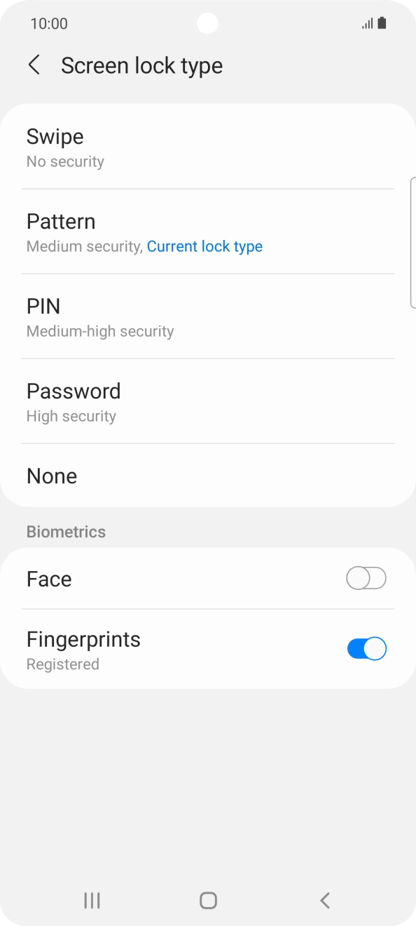 Press None. Press None.