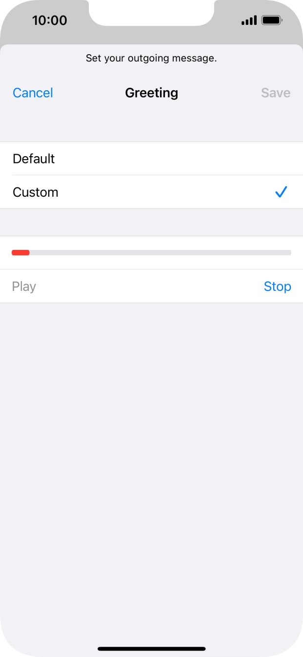 Press Stop to stop recording. Press Stop to stop recording.