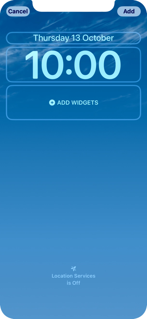 To customise the way the lock screen date is displayed, press the date widget and follow the instructions on the screen to select the required widget display mode. To customise the way the lock screen date is displayed, press the date widget and follow the instructions on the screen to select the required widget display mode.
