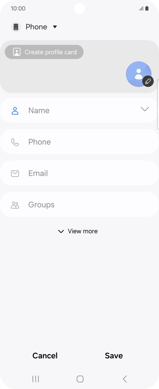 Press the address book drop down list. Press the address book drop down list.