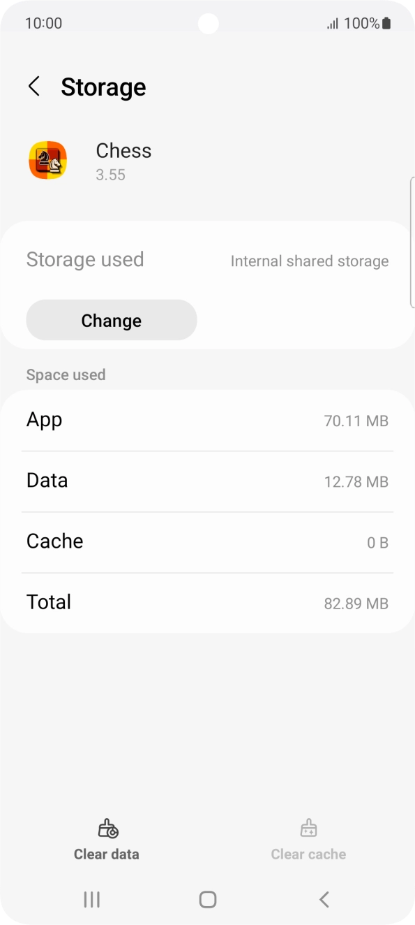 Press the Home key to return to the home screen.