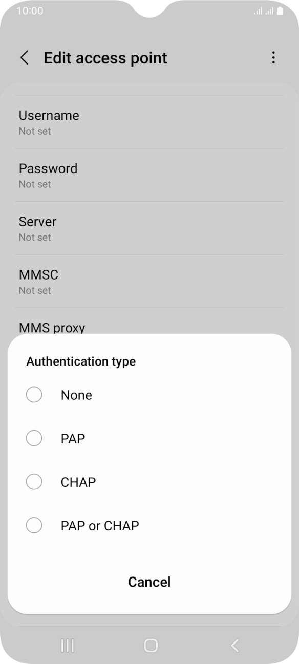 Press PAP. Press PAP.