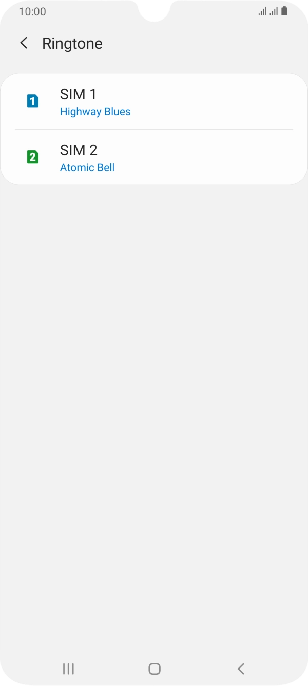 Press the Home key to return to the home screen.