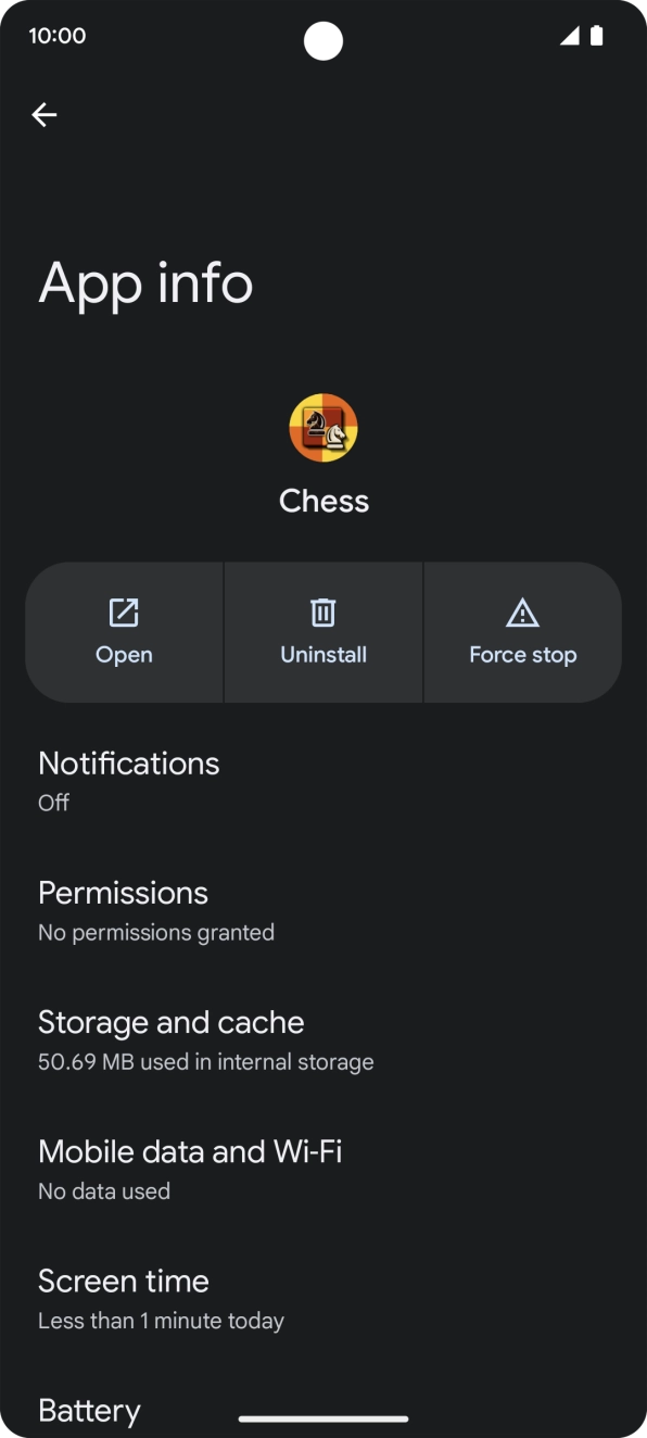 Press Storage and cache.