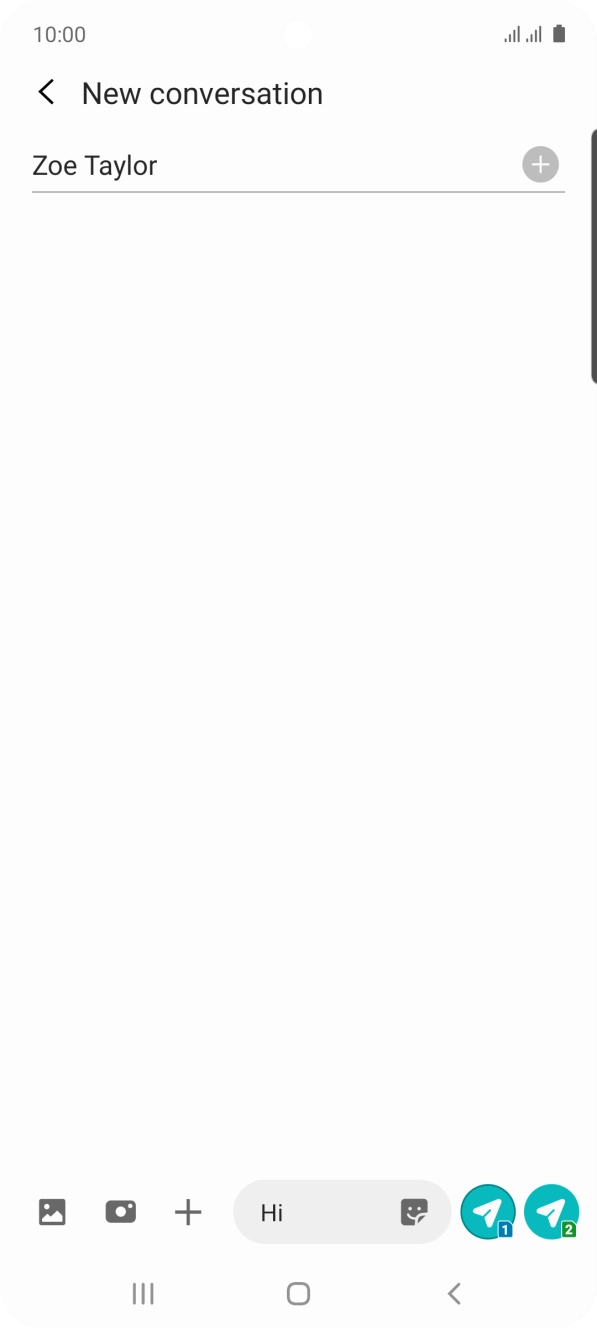 Press the attach picture icon.