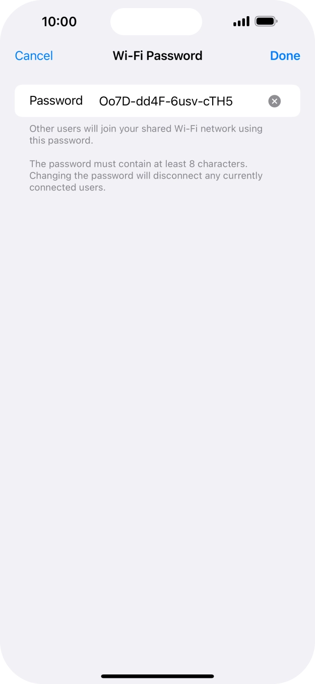 Press Done. Press Done.