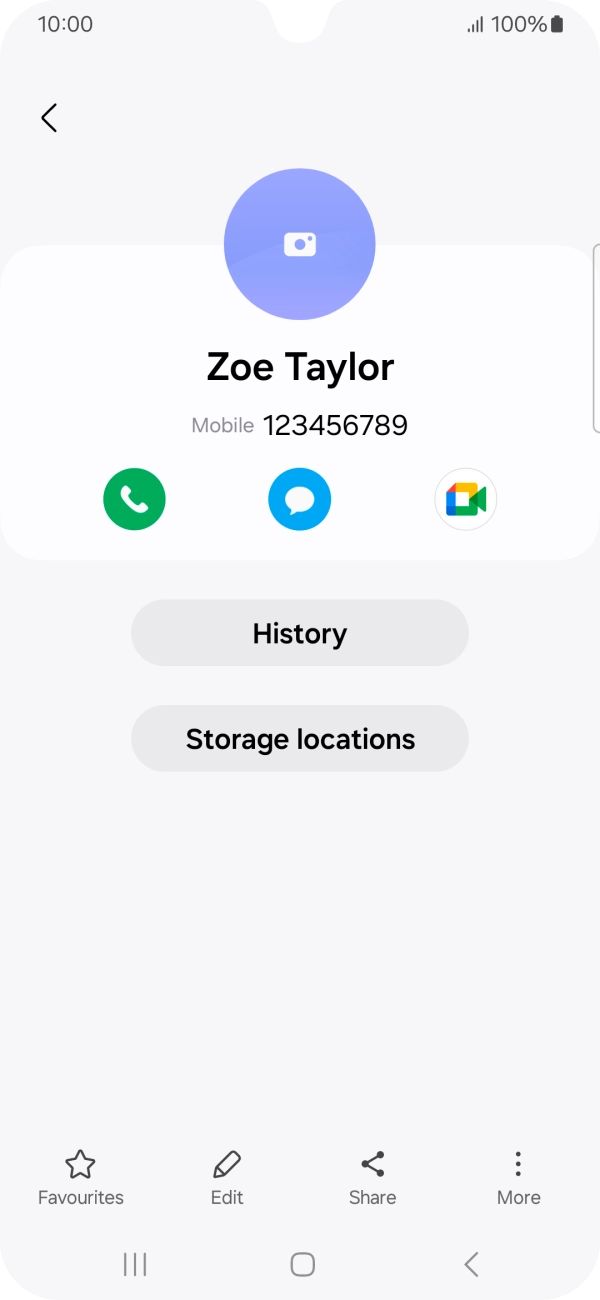 Press the Home key to return to the home screen.