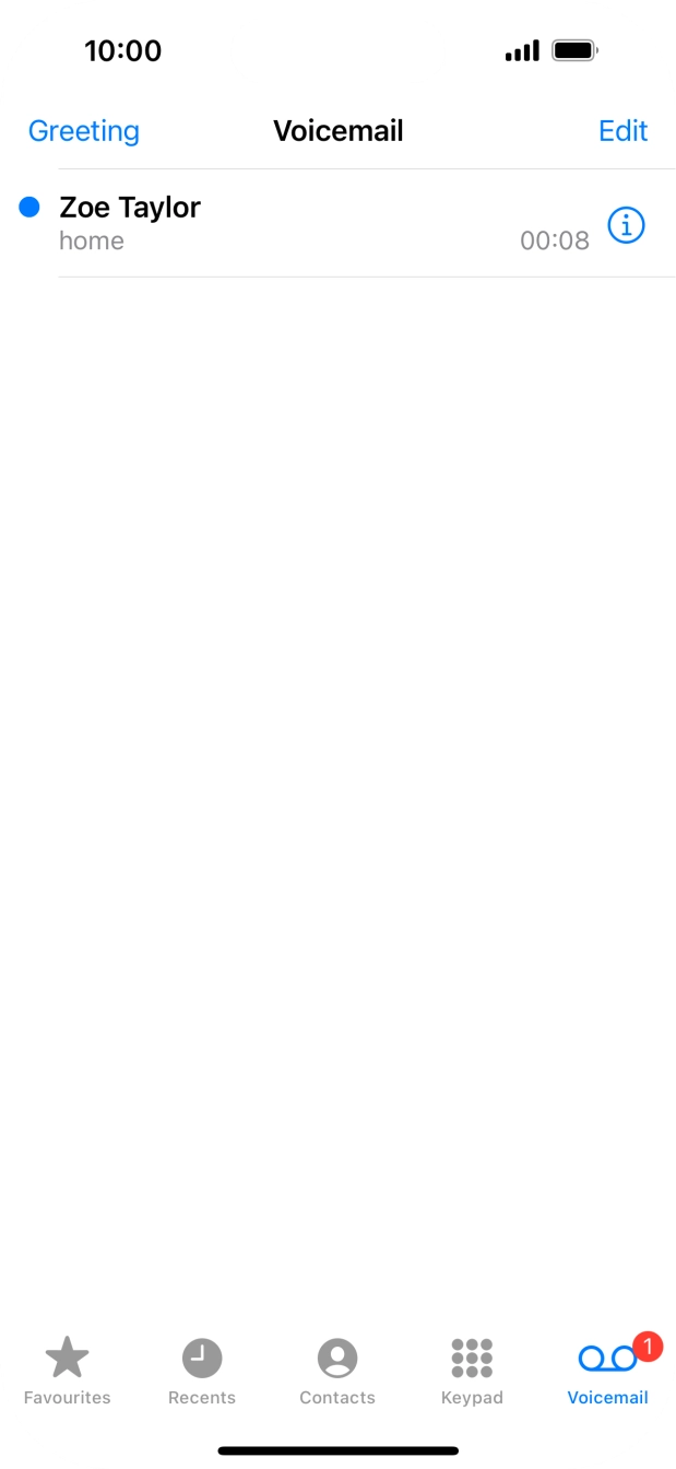 Press the required message. Press the required message.