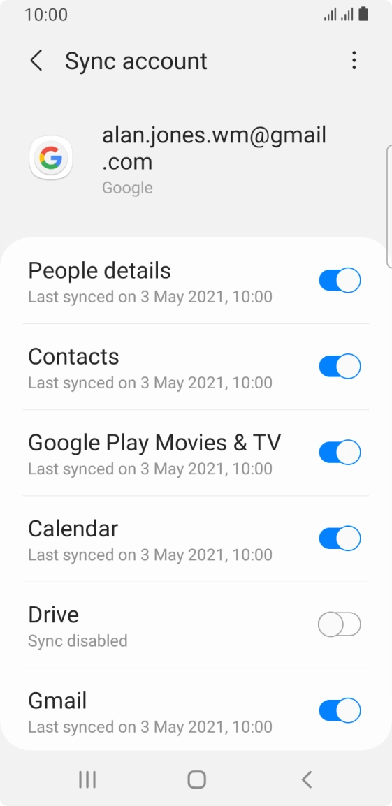 Press the Home key to return to the home screen. Press the Home key to return to the home screen.