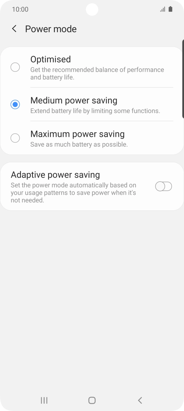Press the Home key to return to the home screen.