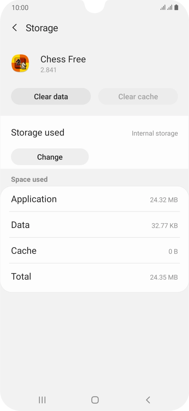 Press the Home key to return to the home screen.