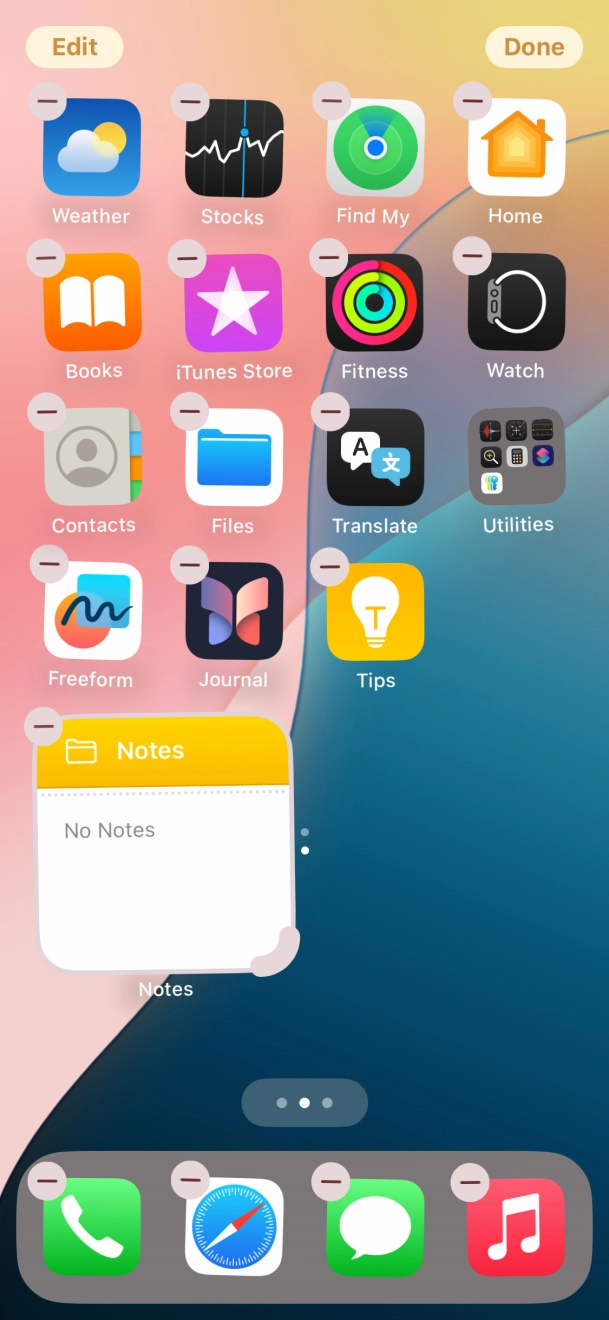 Press Done. Press Done.