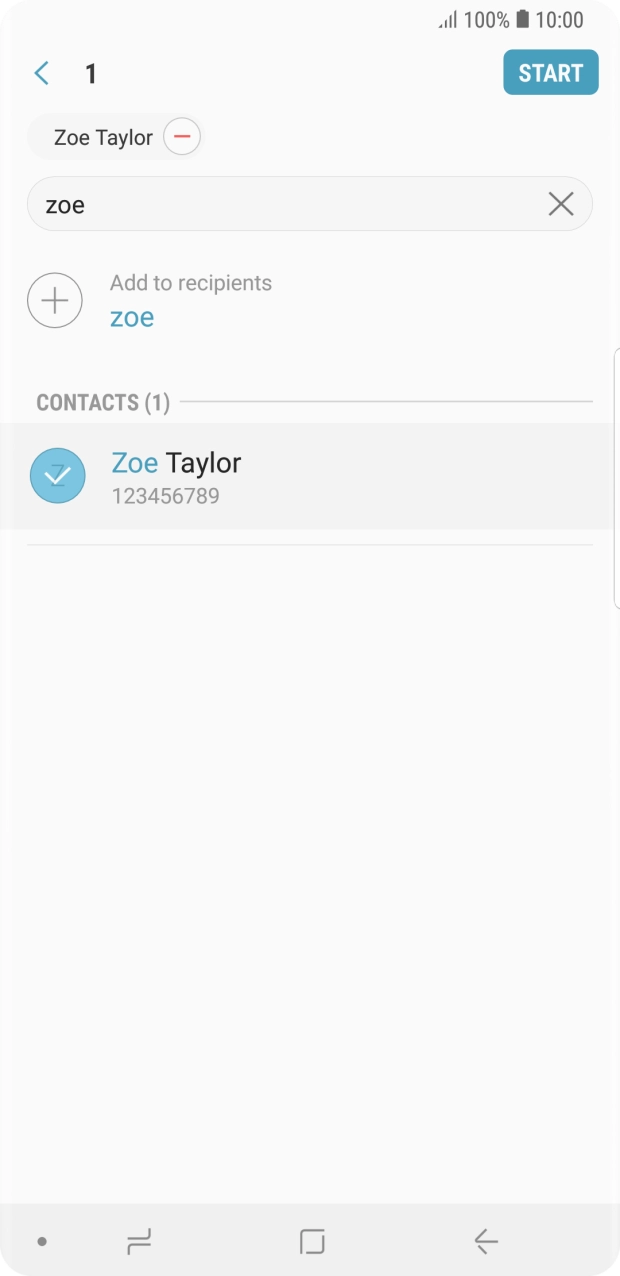 Press START. Press START.