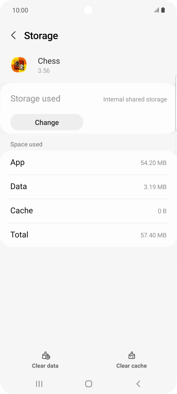 Press the Home key to return to the home screen.