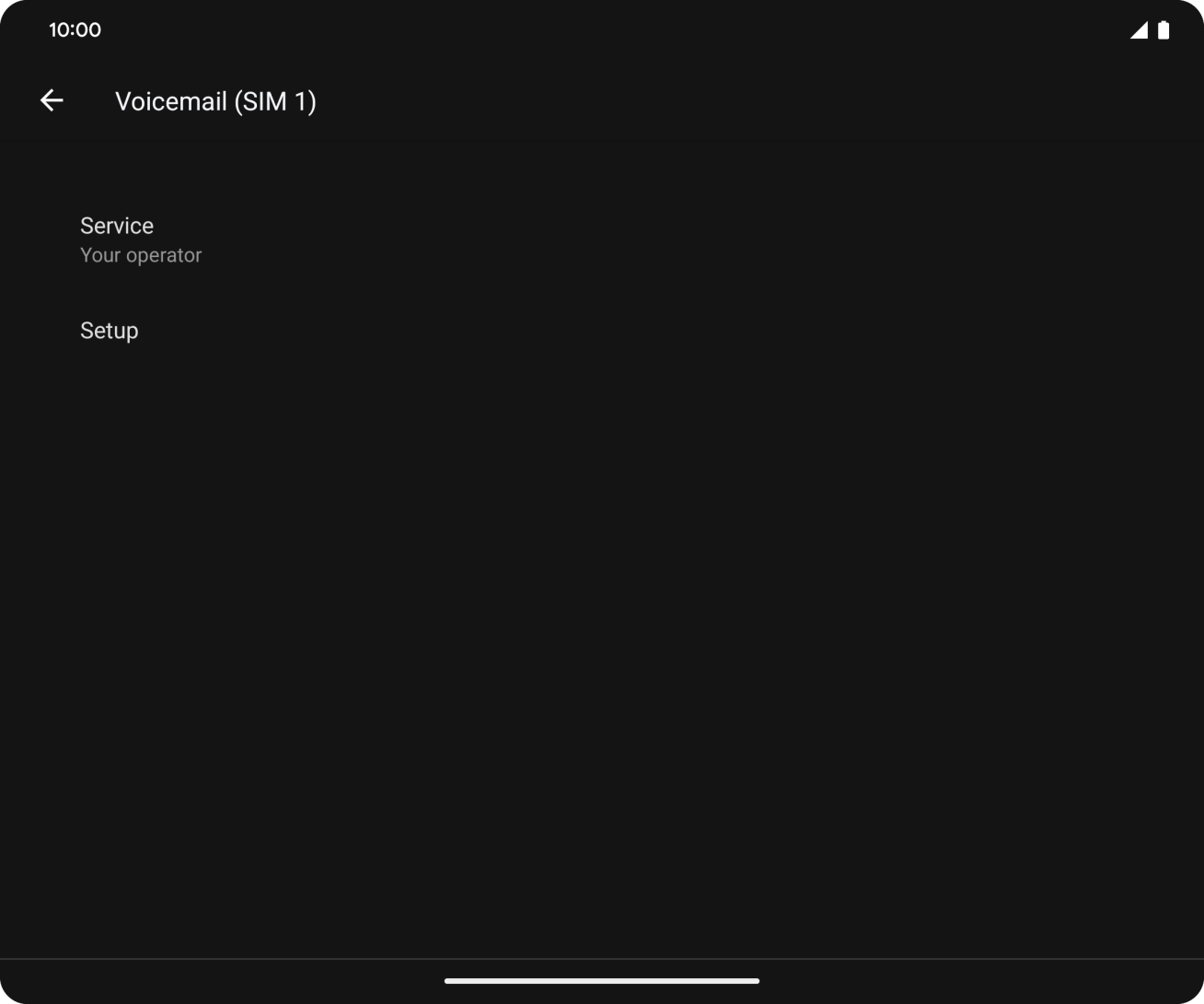 Press Setup. Press Setup.