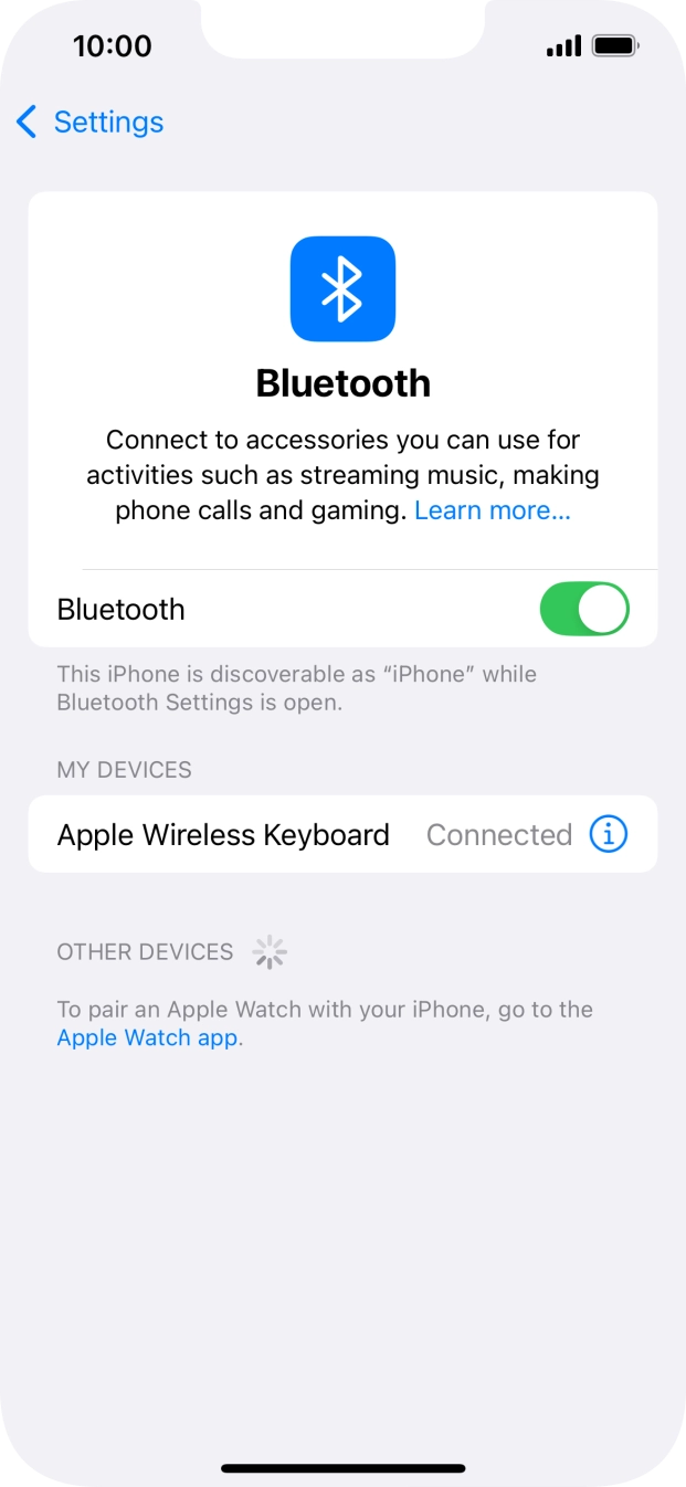 Slide your finger upwards starting from the bottom of the screen to return to the home screen.