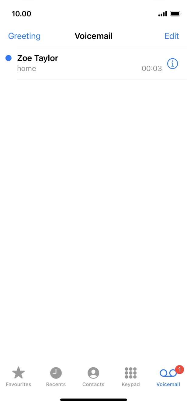 Press the required message. Press the required message.