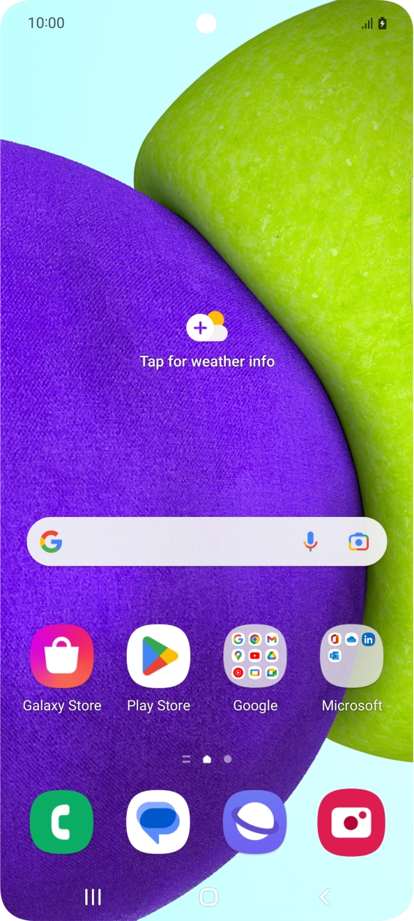 When the battery charging icon is displayed, charging is in progress.