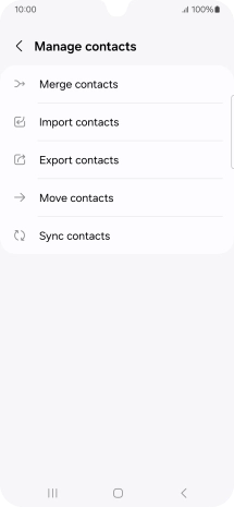 Press Import contacts.