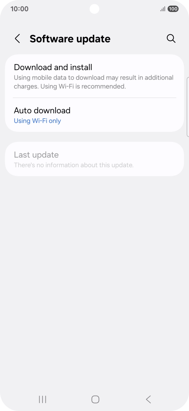 Press Download and install. If a new software version is available, it's displayed. Follow the instructions on the screen to update the phone software. Press Download and install. If a new software version is available, it's displayed. Follow the instructions on the screen to update the phone software.