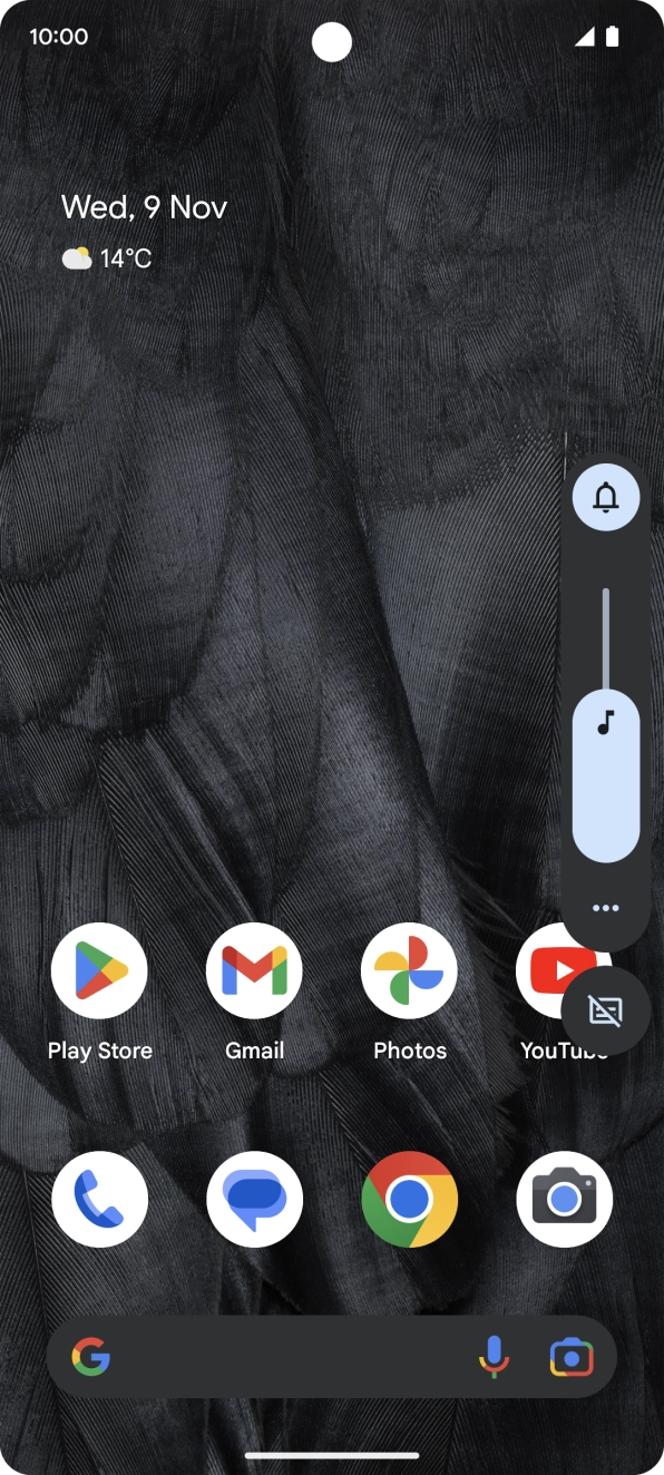 Press the sound mode icon.