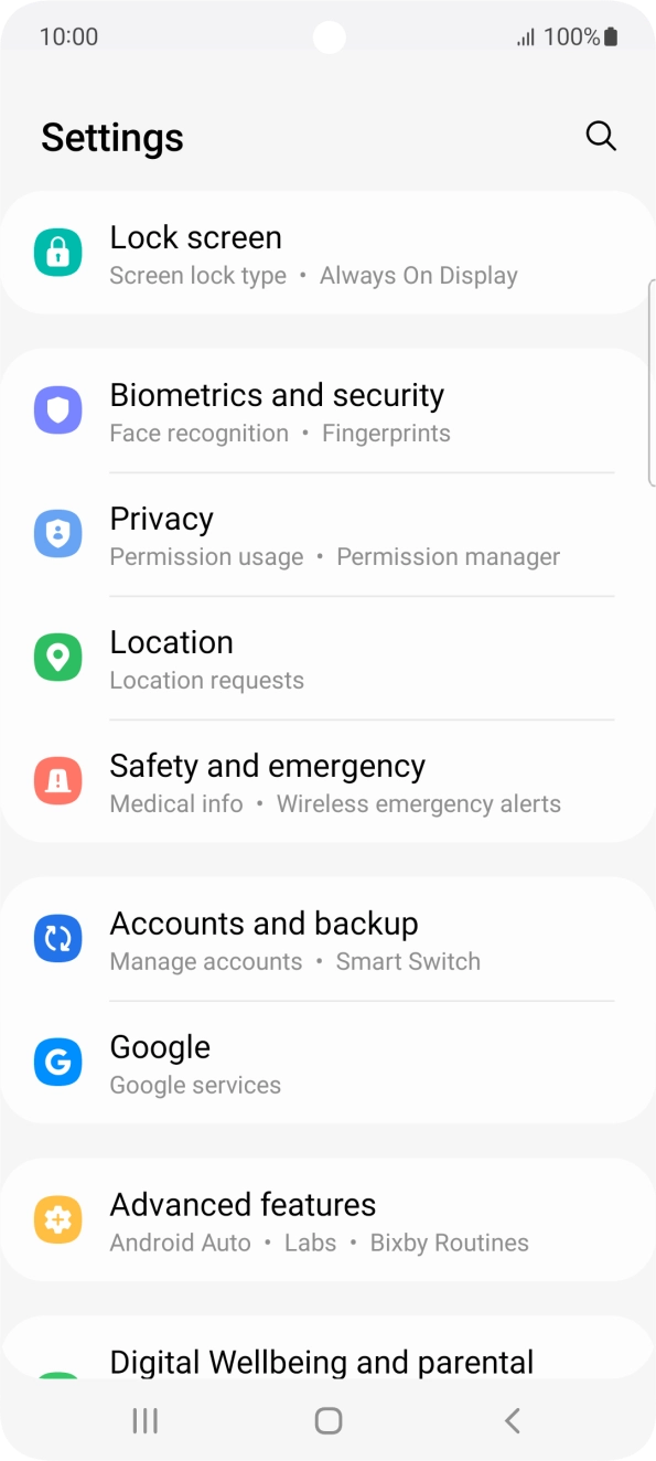 Press Lock screen. Press Lock screen.