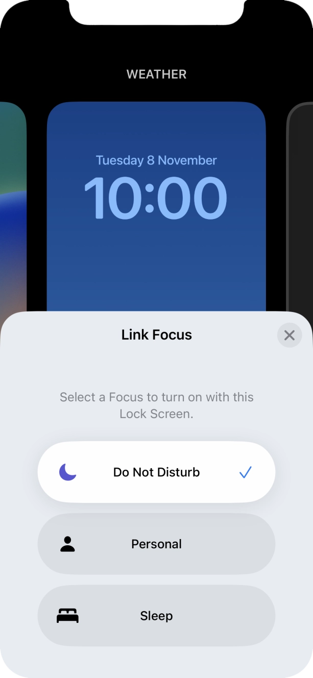Press the close icon. Press the close icon.