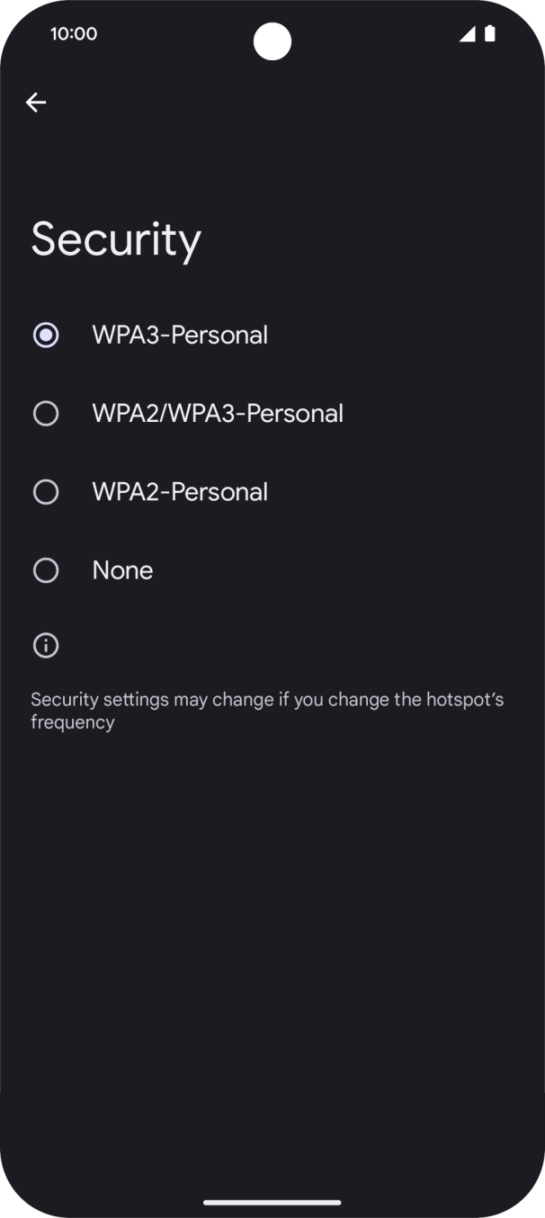 Press arrow left. Press arrow left.