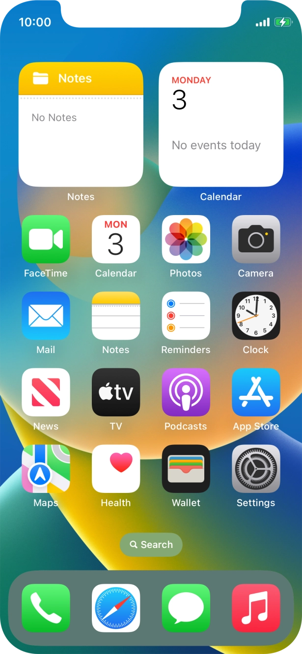 When the battery charging icon is displayed, charging is in progress.