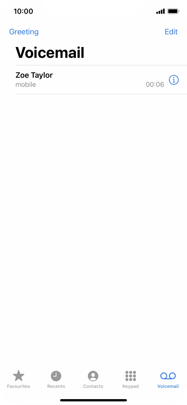 Press the required message. Press the required message.