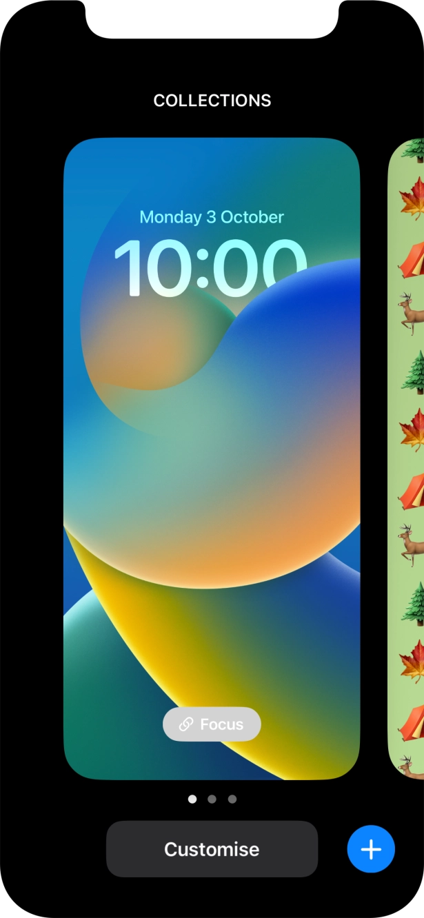 Press the add icon. Press the add icon.