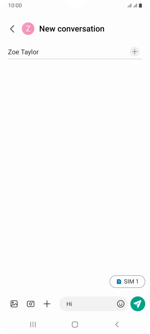 Press the picture icon. Press the picture icon.