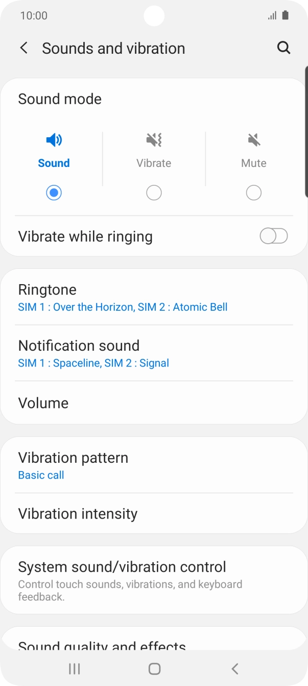 Press Ringtone.