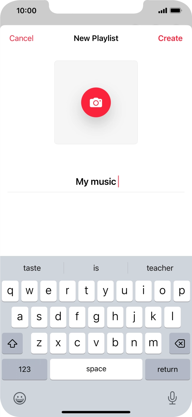 Press Create. Press Create.