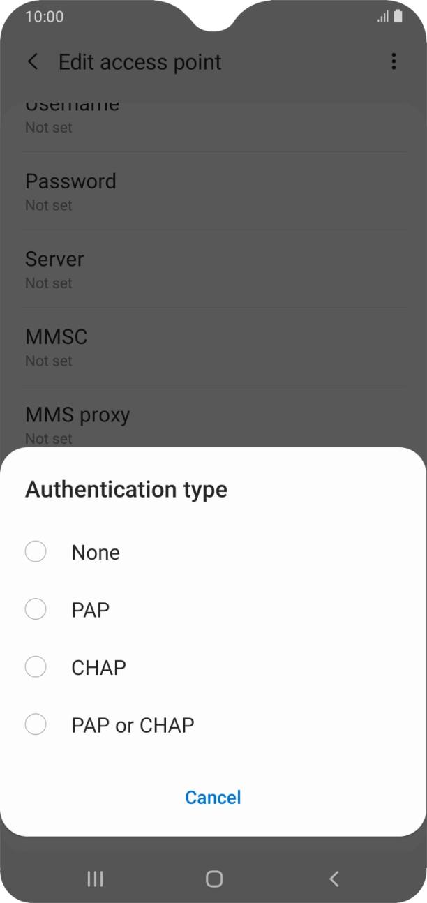 Press PAP. Press PAP.