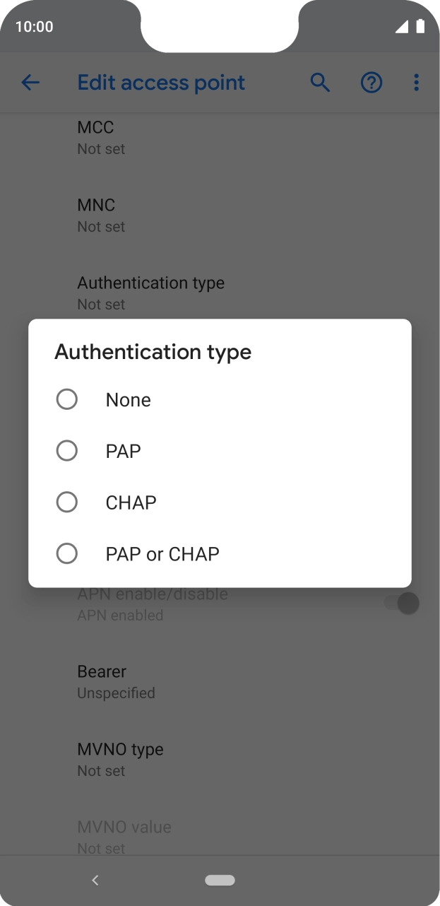 Press PAP. Press PAP.