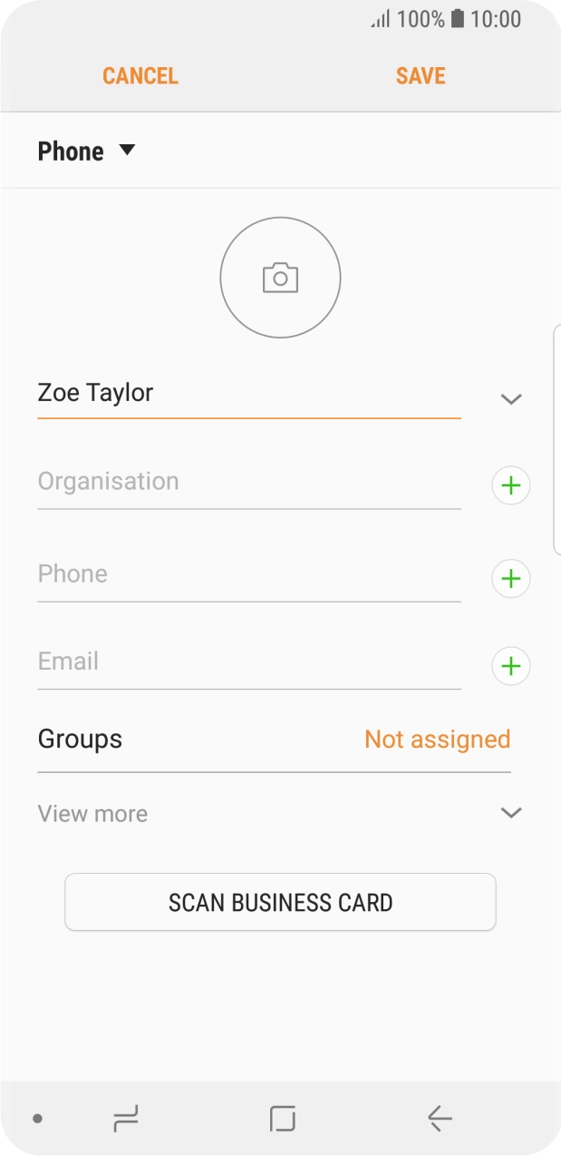 Press Phone and key in the required phone number.