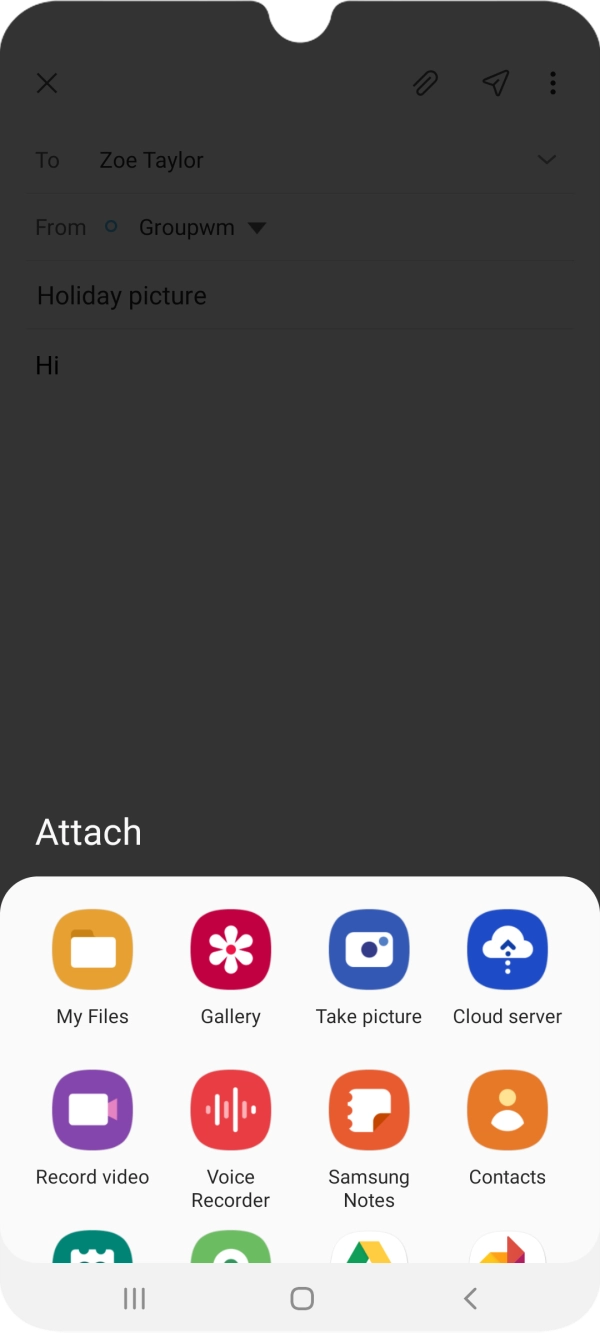 Press My Files and go to the required folder. Press My Files and go to the required folder.